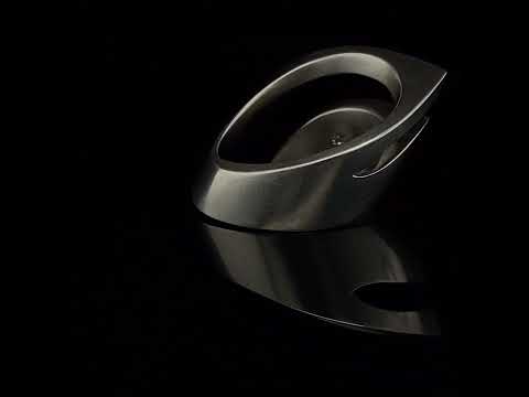 Video of Angela Hubel's Contemporary Sterling Silver Eye Statement Ring. Available on DESIGNYARD.com No 1 for Contemporary Jewellery in Europe. Shipping Worldwide.