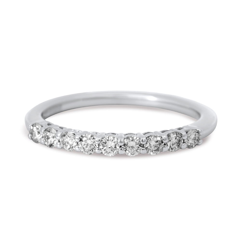 Ronan Campbell - 18k White Gold Novem Diamond Ring - DESIGNYARD, Dublin Ireland.