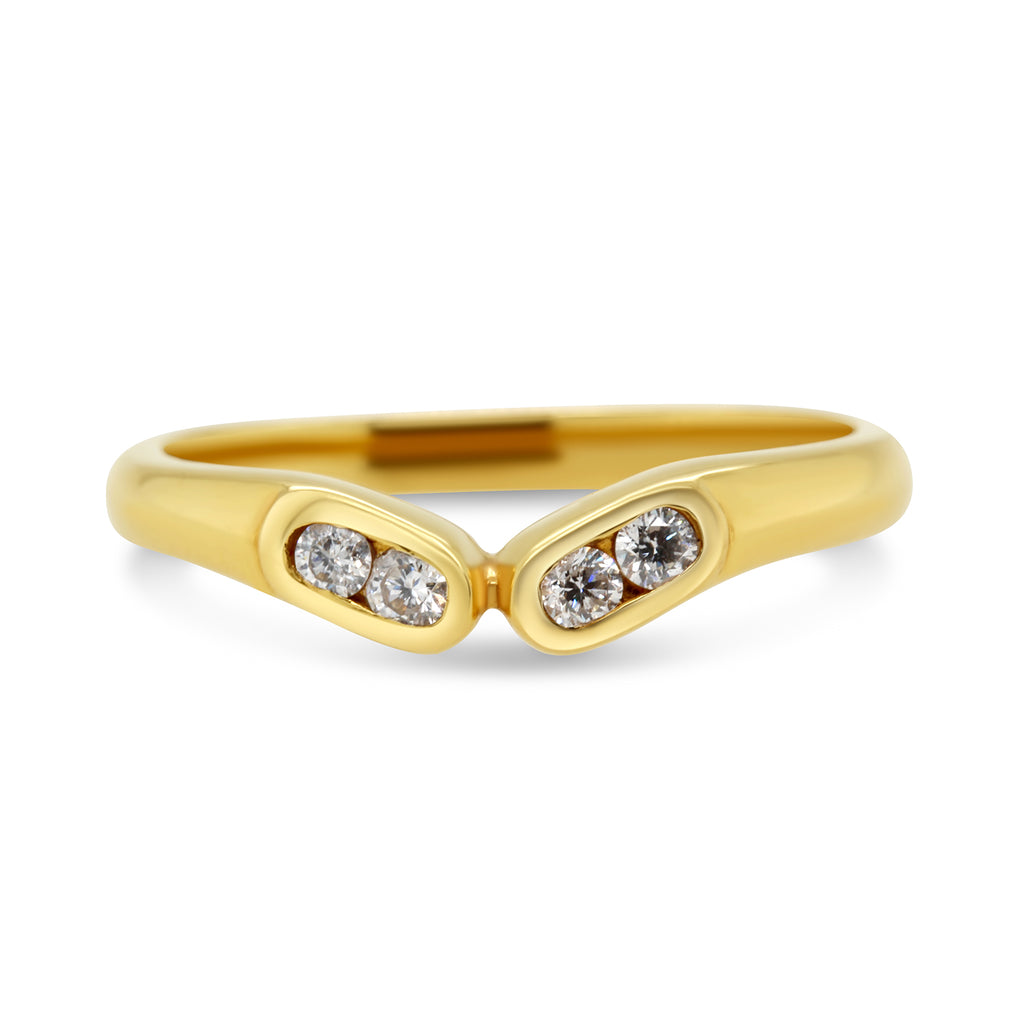 DesignYard - 18k Yellow Gold Diamond Ring - DESIGNYARD, Dublin Ireland.