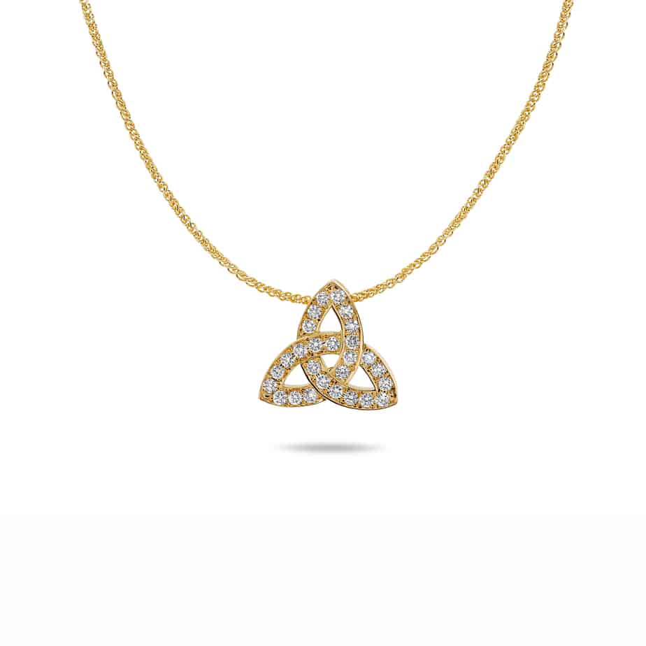 Sterling Silver Celtic Knot Necklace – CelticJewellery