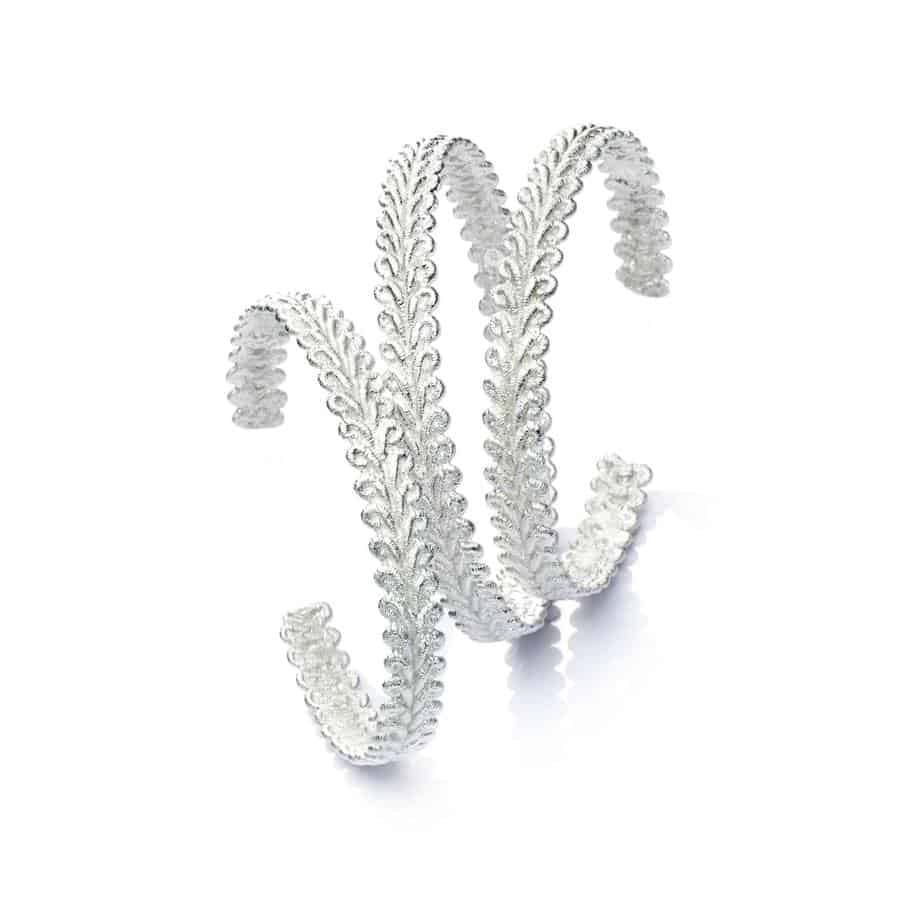 Brigitte Adolph - Sterling Silver Bordure Bracelet - DESIGNYARD, Dublin Ireland.