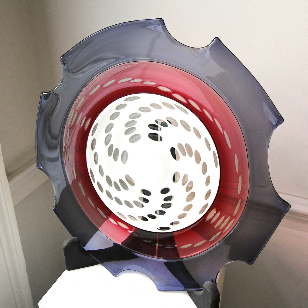 Stuart Akroyd - Glass New Funk Limited Edition Plate - DESIGNYARD, Dublin Ireland.