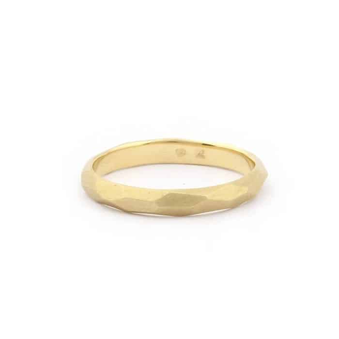 Atelier Luz - 14k Yellow Gold 2mm Honey Ring - DESIGNYARD, Dublin Ireland.