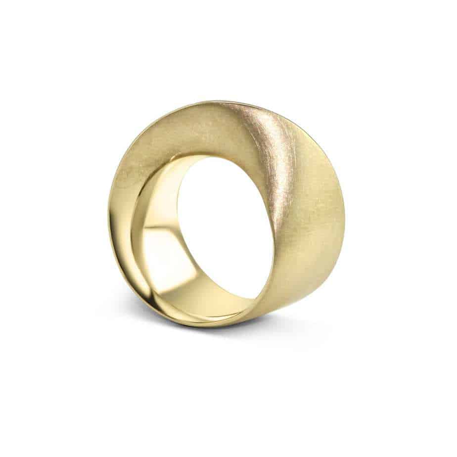 Cardillac - 14K Yellow Gold Wrap Ring - DESIGNYARD, Dublin Ireland.