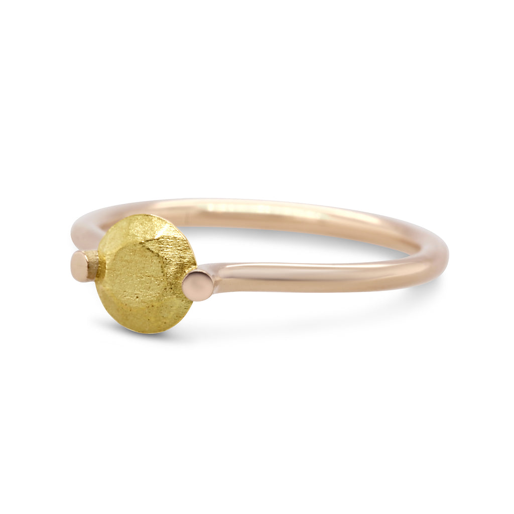 Cardillac - 14k Yellow Gold The Promise Ring - DESIGNYARD, Dublin Ireland.