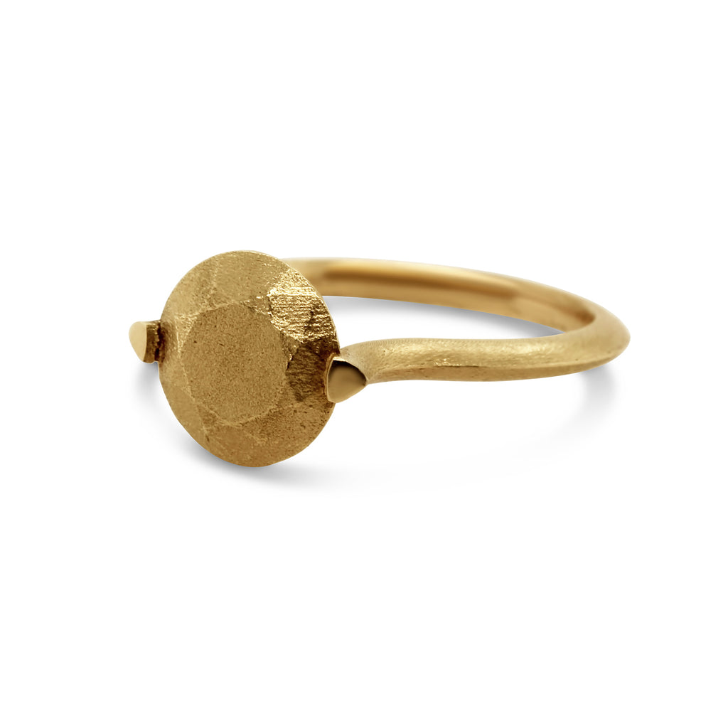 Cardillac - 14k Yellow Gold The Promise Ring - DESIGNYARD, Dublin Ireland.