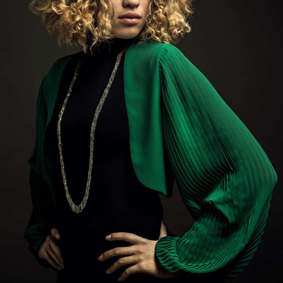 Photograph 3 of Claudia Milic's Contemporary Sterling Silver Siara Long Chain Necklace. Available on DESIGNYARD.com and in our Jewellery Shop Dublin, Ireland. Free Worldwide Shipping with DHL.