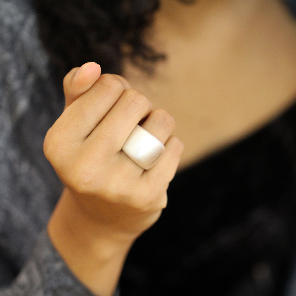Erik Urbschat - Sterling Silver Balloon Ring - DESIGNYARD, Dublin Ireland.