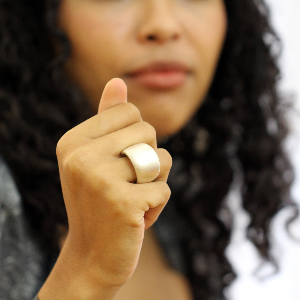 Erik Urbschat - Sterling Silver Balloon Ring - DESIGNYARD, Dublin Ireland.