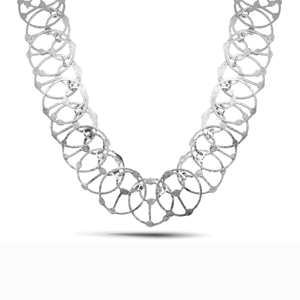 Erik Urbschat - Sterling Silver Pan Necklace - DESIGNYARD, Dublin Ireland.