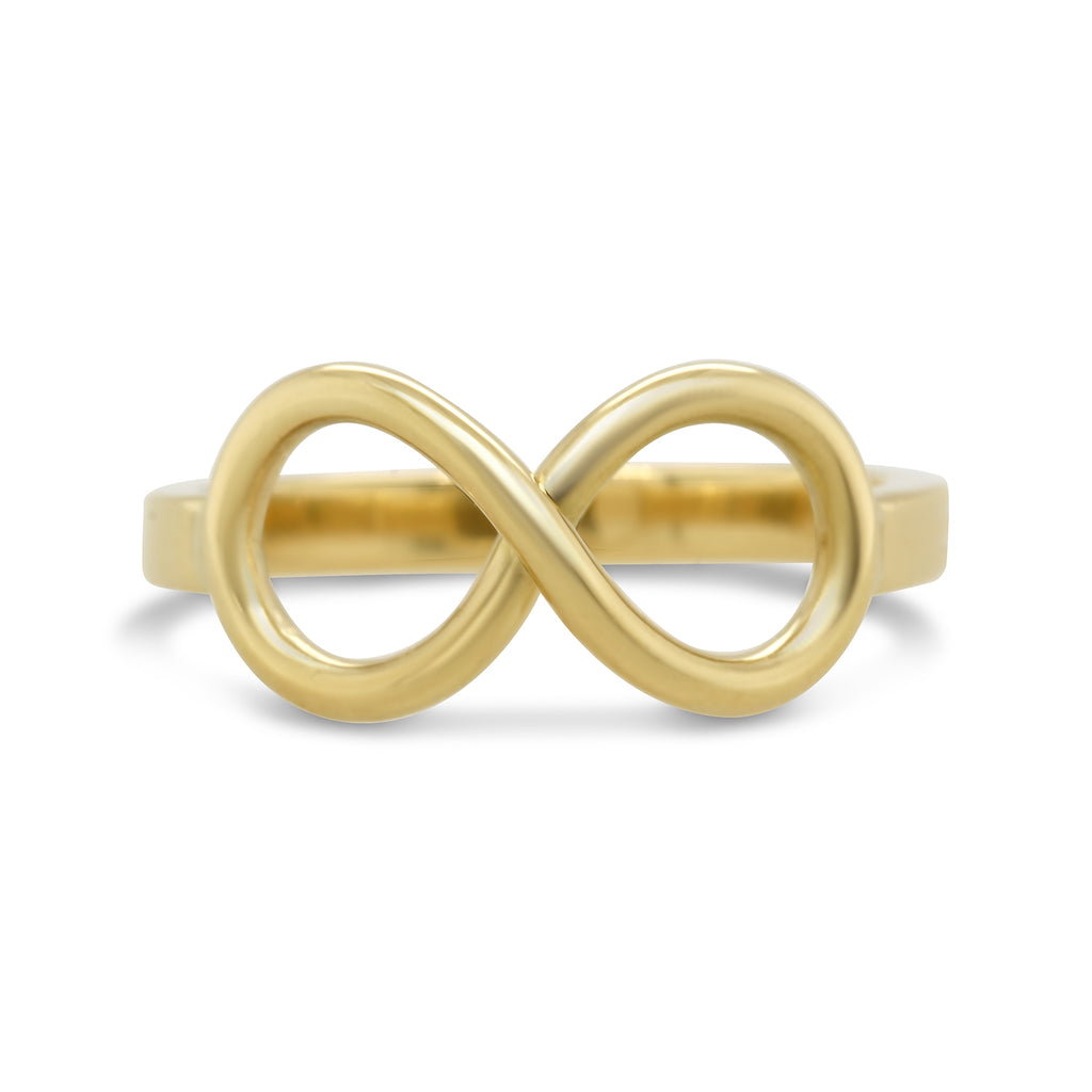 Friederike Grace - 18k Yellow Gold Infinity Ring - DESIGNYARD, Dublin Ireland.