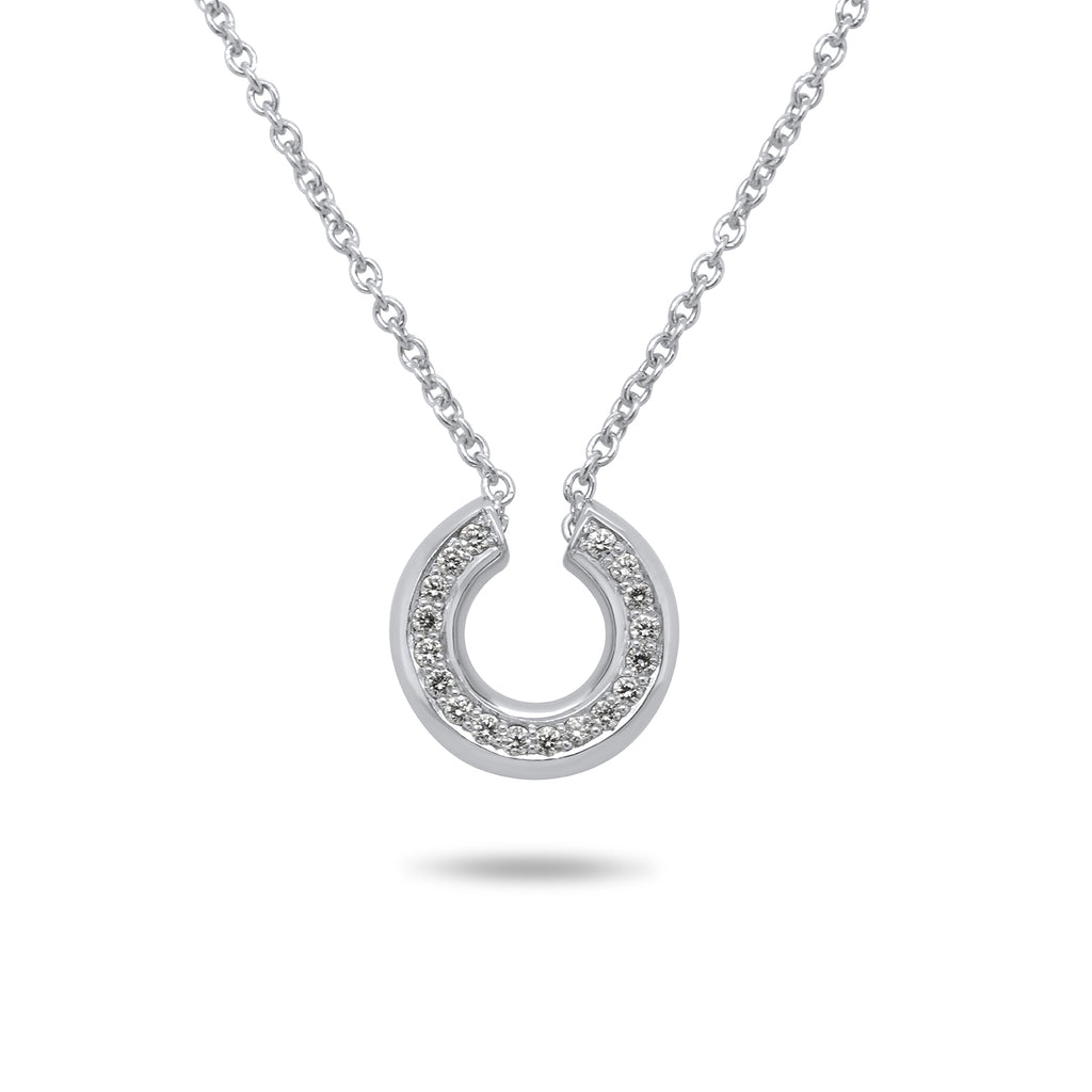 Henrich &amp; Denzel - Platinum Mikado Soft Diamond Necklace - DESIGNYARD, Dublin Ireland.