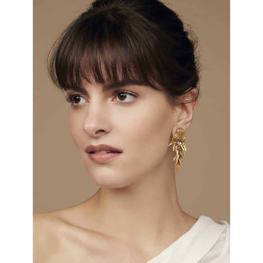 Simon Harrison - Dionysus Bear Drop Earrings - DESIGNYARD, Dublin Ireland.