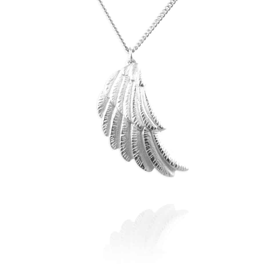 Jana Reinhardt - Sterling Silver Wing Pendant - DESIGNYARD, Dublin Ireland.