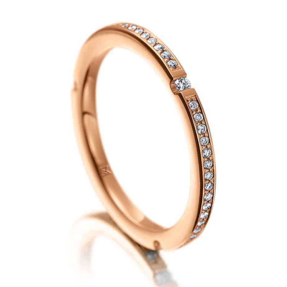 Meister - 18k Rose Gold Diamond Ring - DESIGNYARD, Dublin Ireland.