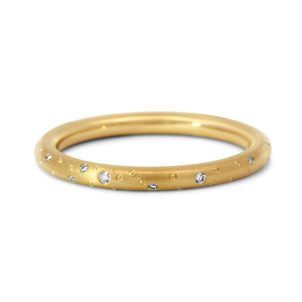 Meister - 18k Yellow Gold Mini Constellation Diamond Ring - DESIGNYARD, Dublin Ireland.