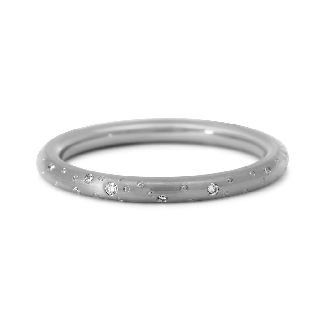 Meister - Platinum Mini Constellation Diamond Ring - DESIGNYARD, Dublin Ireland.