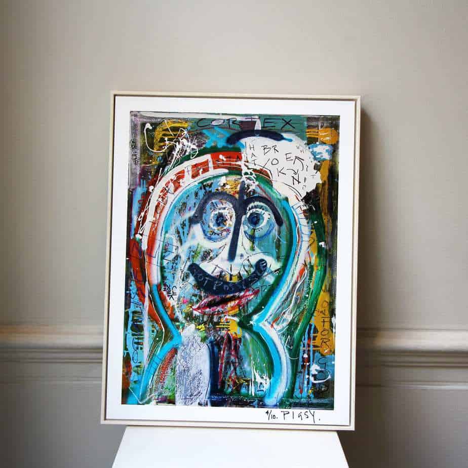 Pigsy - Framed Print Broken Cortex - DESIGNYARD, Dublin Ireland.