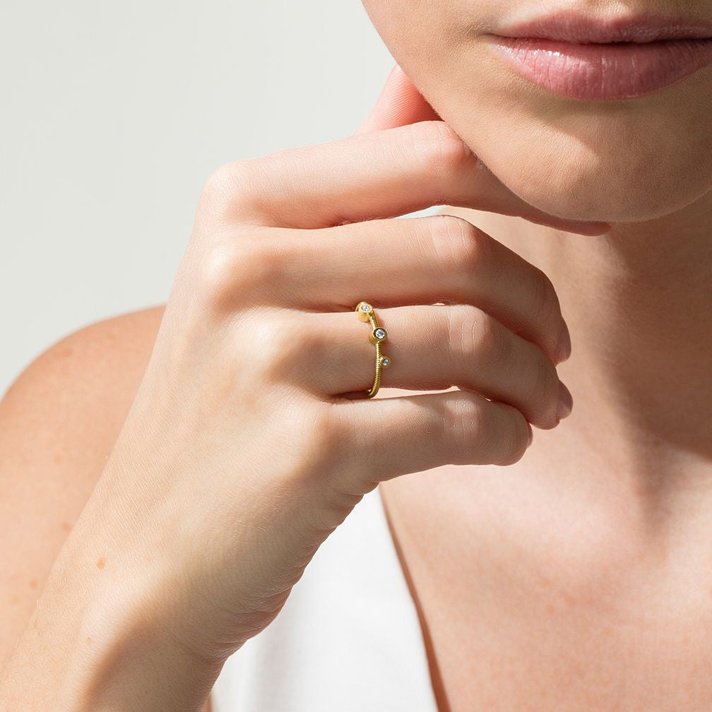Niessing - 18k Yellow Gold Artist Ring - DESIGNYARD, Dublin Ireland.