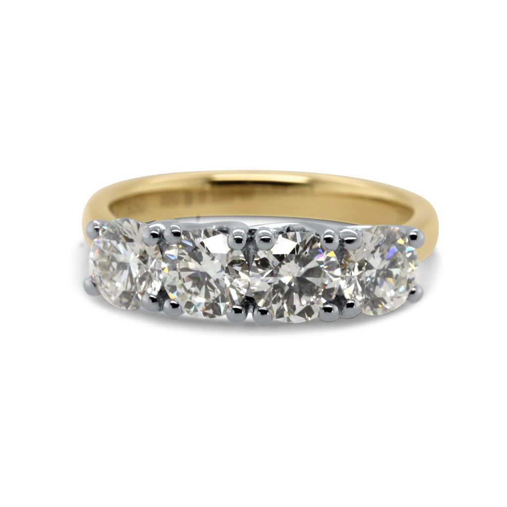 Ronan Campbell - Platinum 18k Yellow Gold 2ct Diamond Ring - DESIGNYARD, Dublin Ireland.