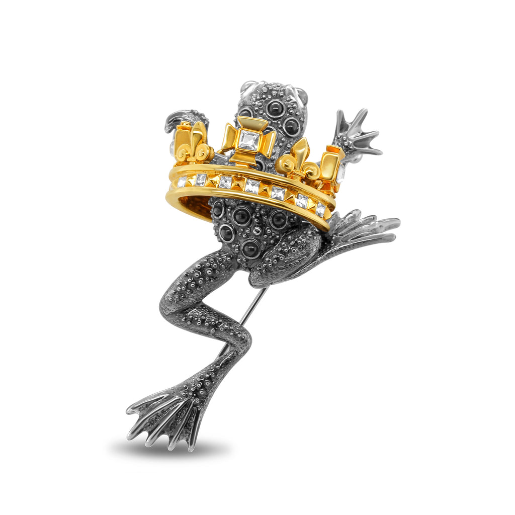 Simon Harrison - Frog Prince Brooch - DESIGNYARD, Dublin Ireland.